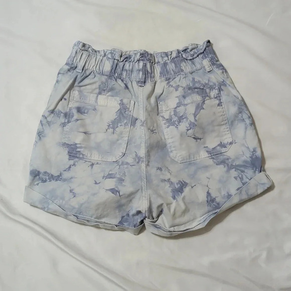 Universal Thread Women's High-rise Paperbag Shorts, Color Blue Marbled Size S - Picture 11 of 16